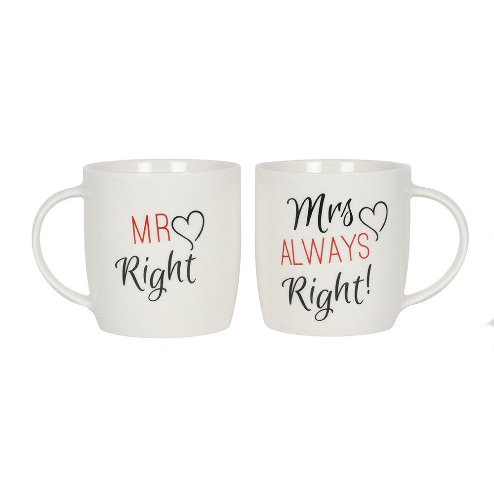 Set of 2 Mr &amp; Mrs Mugs - £15.99 - Mugs Cups 