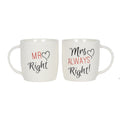 Set of 2 Mr & Mrs Mugs - £15.99 - Mugs Cups 