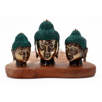 Set of 3 - Buddha Heads (asst sizes) - £45.0 - 