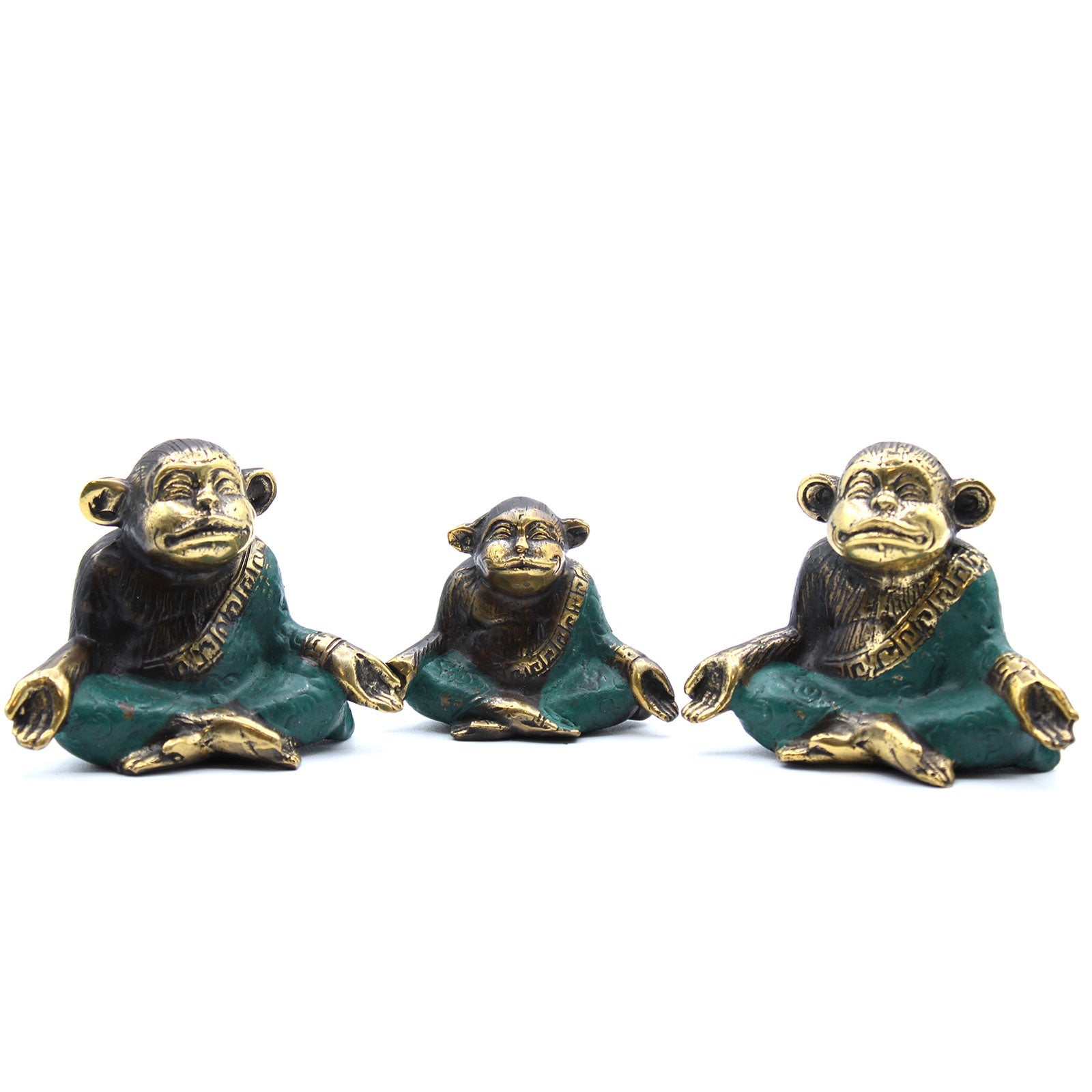 Set of 3 - Family of Yoga Monkeys (asst sizes) - £47.0 - 