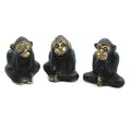 Set of 3 - See No Evil etc - Monkeys-