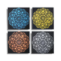 Set of 4 Mandala Brocade Detail 30x30cm - £40.0 - 