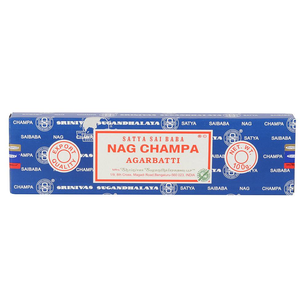 Set of 6 Packets of 100g Sai Baba Nagchampa Incense Sticks-Incense Sticks, Cones