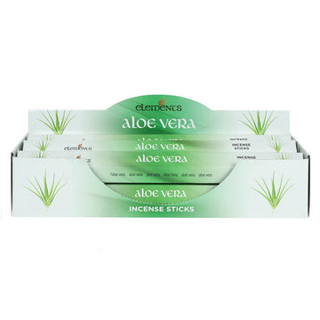 Set of 6 Packets of Elements Aloe Vera Incense Sticks - £8.5 - Elements 