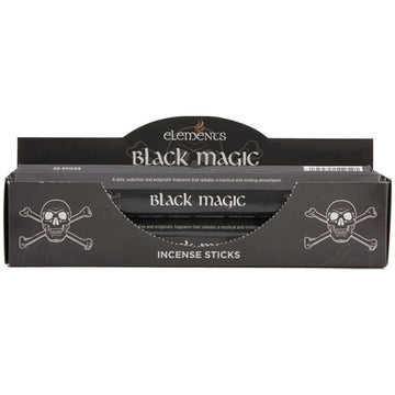 Set of 6 Packets of Elements Black Magic Incense Sticks - £8.5 - Elements 