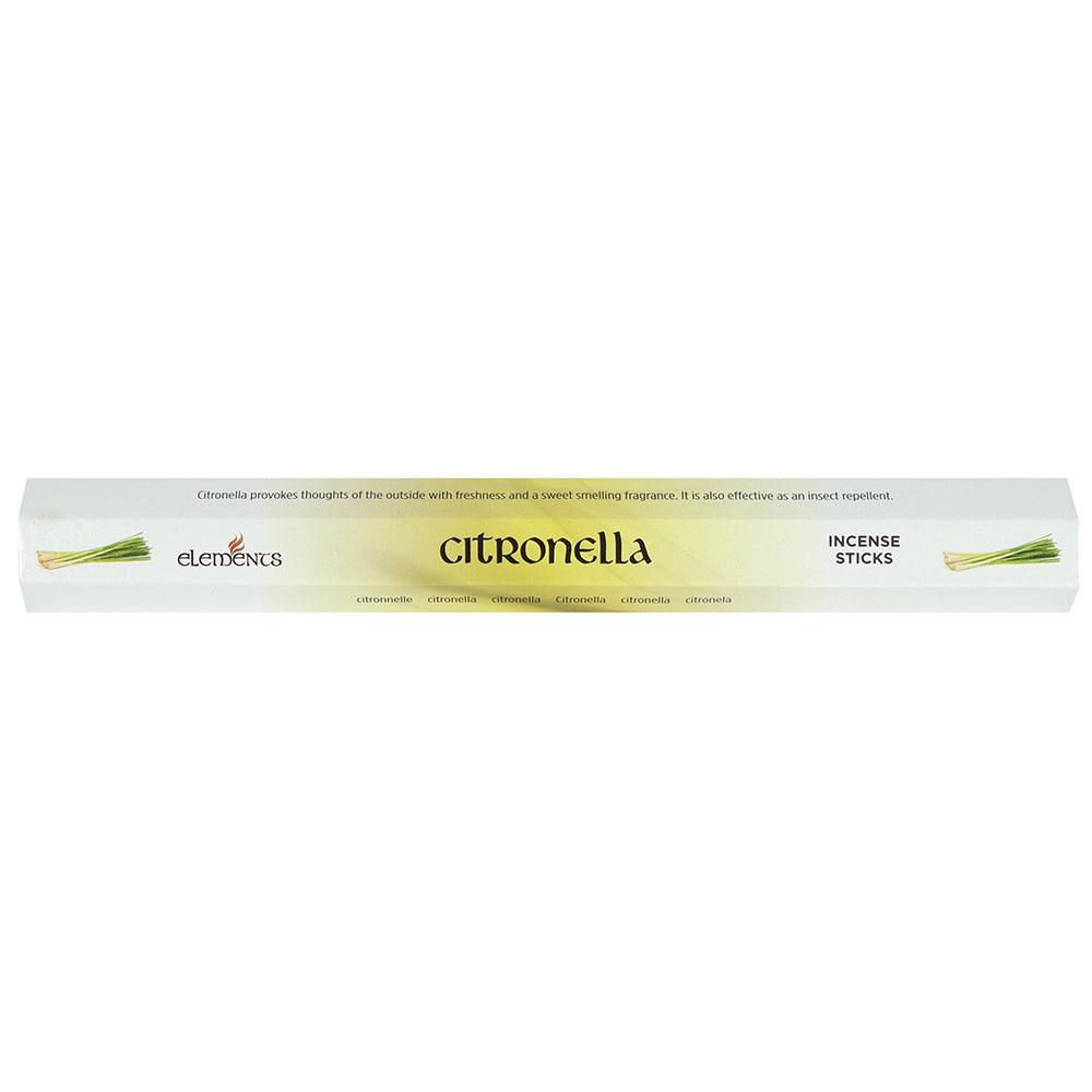 Set of 6 Packets of Elements Citronella Incense Sticks - £8.5 - Elements 