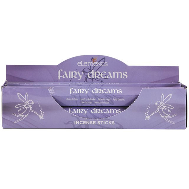 Set of 6 Packets of Elements Fairy Dreams Incense Sticks - £8.5 - Elements 