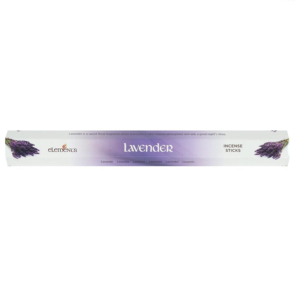 Set of 6 Packets of Elements Lavender Incense Sticks - £8.5 - Elements 