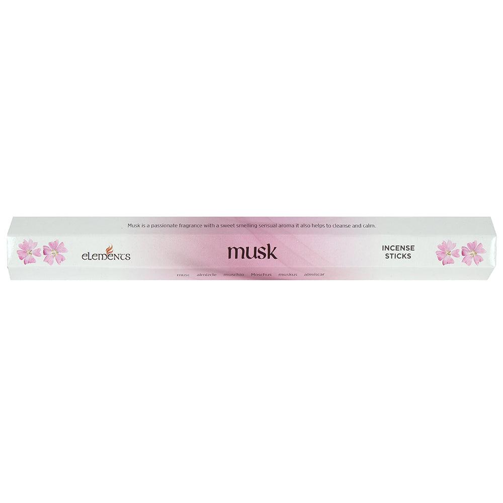 Set of 6 Packets of Elements Musk Incense Sticks - £8.5 - Elements 