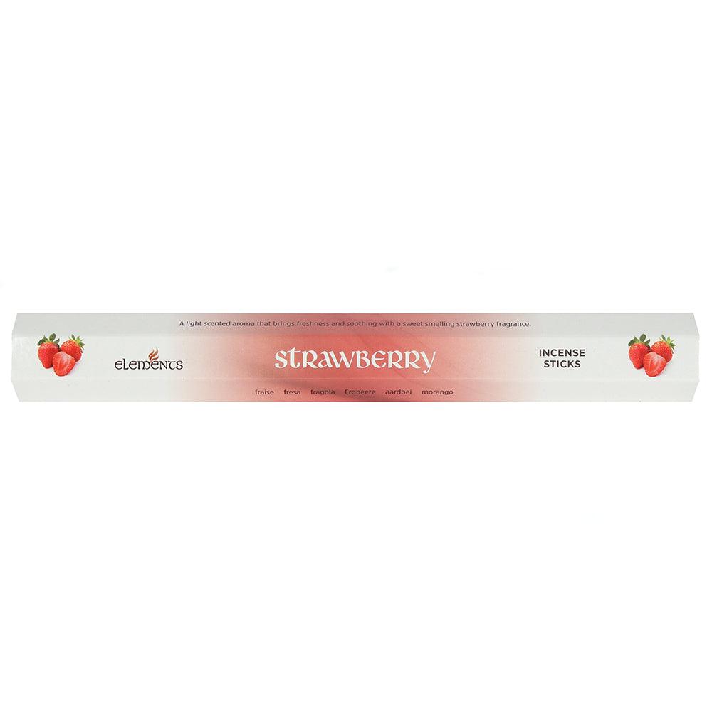 Set of 6 Packets of Elements Strawberry Incense Sticks - £8.5 - Elements 