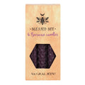 Set of 6 Purple Beeswax Spell Candles-Candles