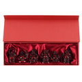 Set of 6 Red Resin Buddhas-Ornaments