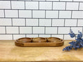 Set Of Three Bowls On Wooden Tray - £51.99 - 