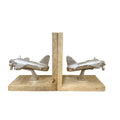 Set of Two Aeroplane Bookends-