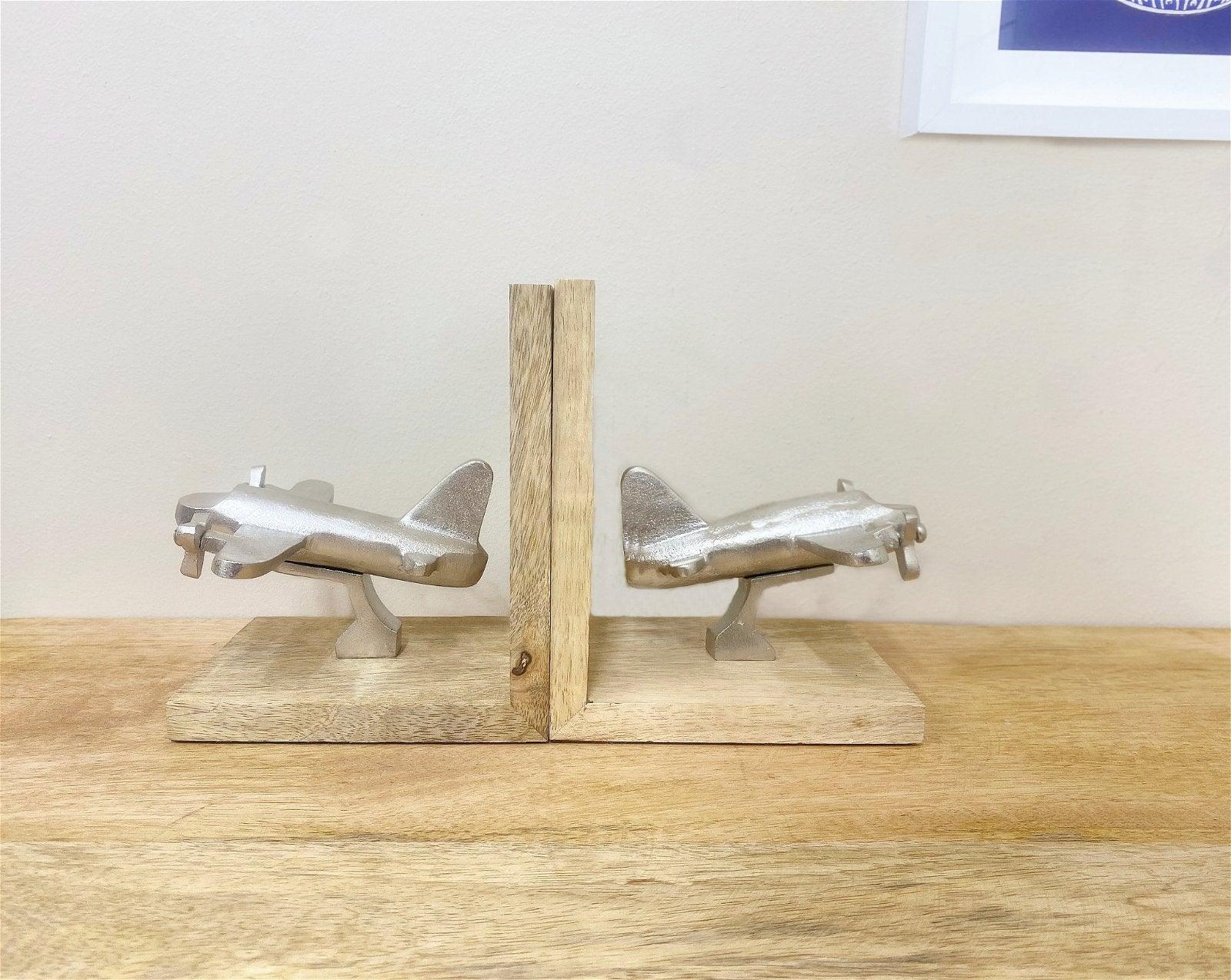 Set of Two Aeroplane Bookends - £59.99 - 