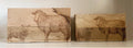 Set Of Two Engraved Sheep Crates-