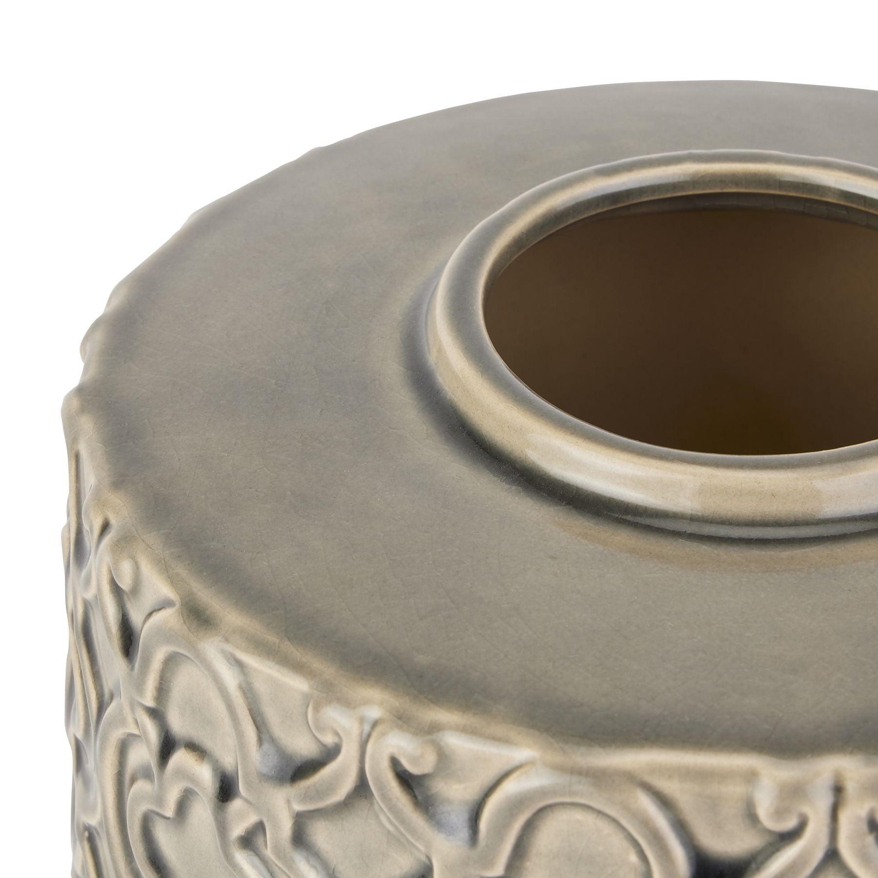 Seville Collection Grey Marrakesh Urn-Gifts & Accessories > Ornaments