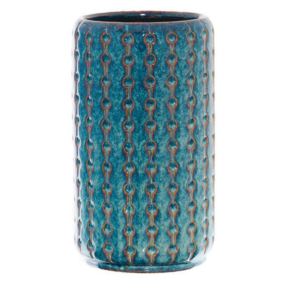 Seville Collection Indigo Cylinder Vase - £44.95 - Gifts & Accessories > Vases 