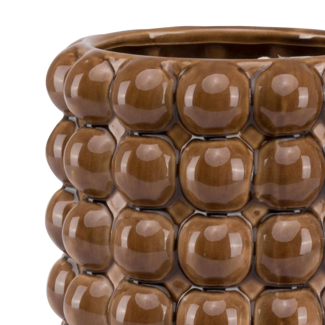 Seville Collection Large Caramel Bubble Planter - £49.95 - Gifts & Accessories > Indoor Planters 