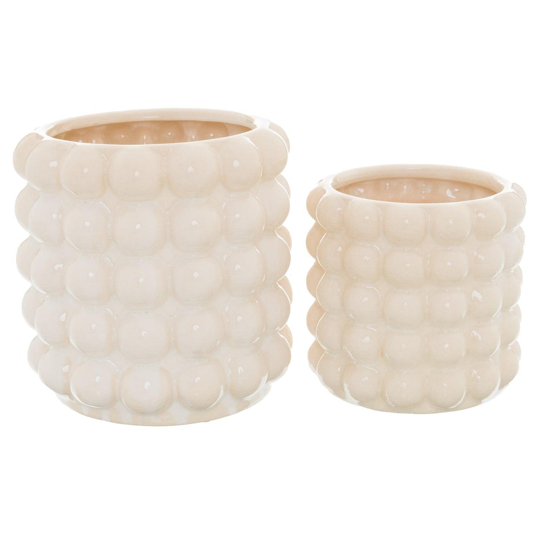 Seville Collection Large Cream Bubble Panter - £49.95 - Gifts & Accessories > Indoor Planters 