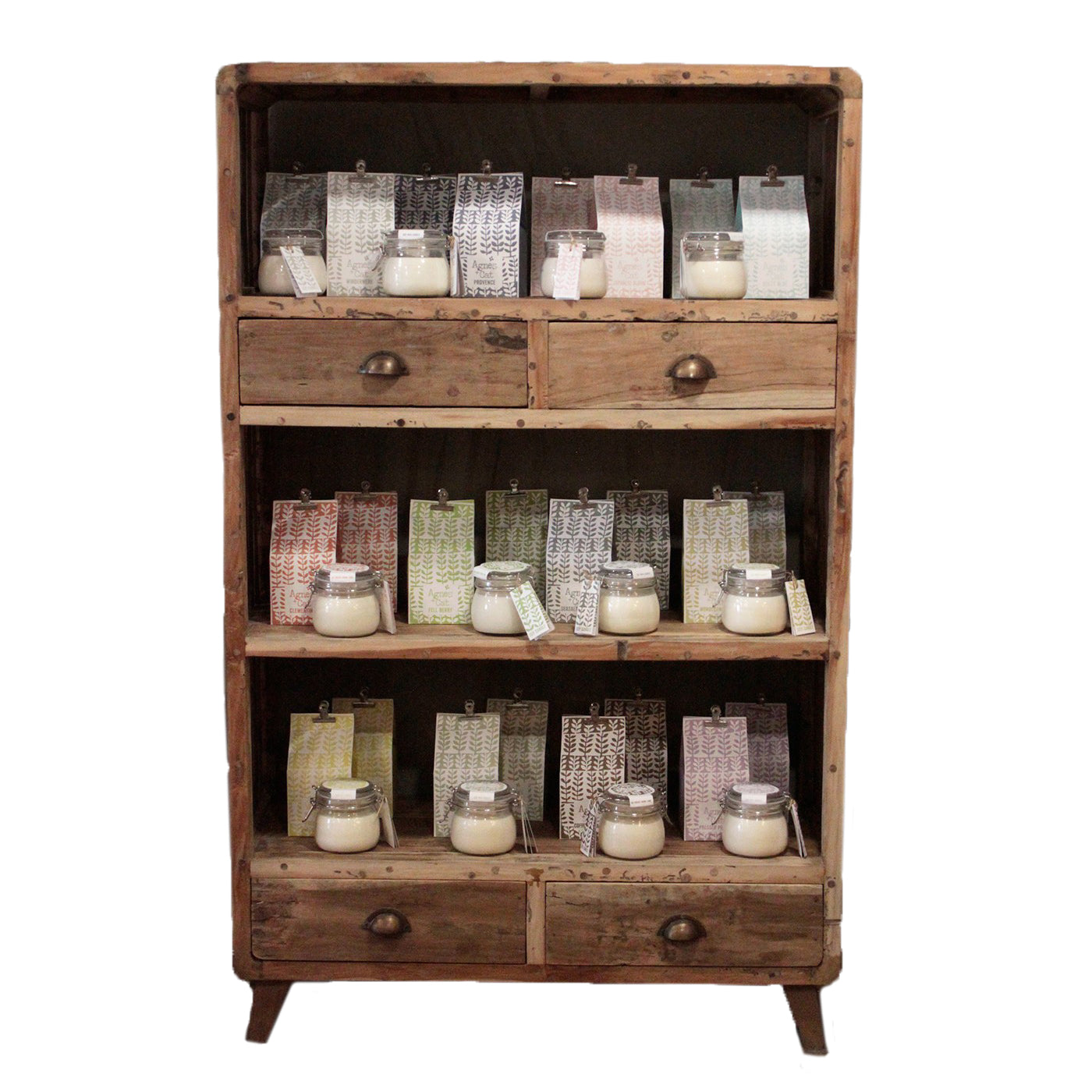 Shelf Display - Recycled Wood - 100x40x160cm - £775.0 - 