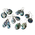 Shell & Silver Earrings - Classic Disc - Abalone-