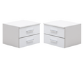 Siena 23 Pair of Bedside Cabinets - £127.8 - Bedside Cabinet 