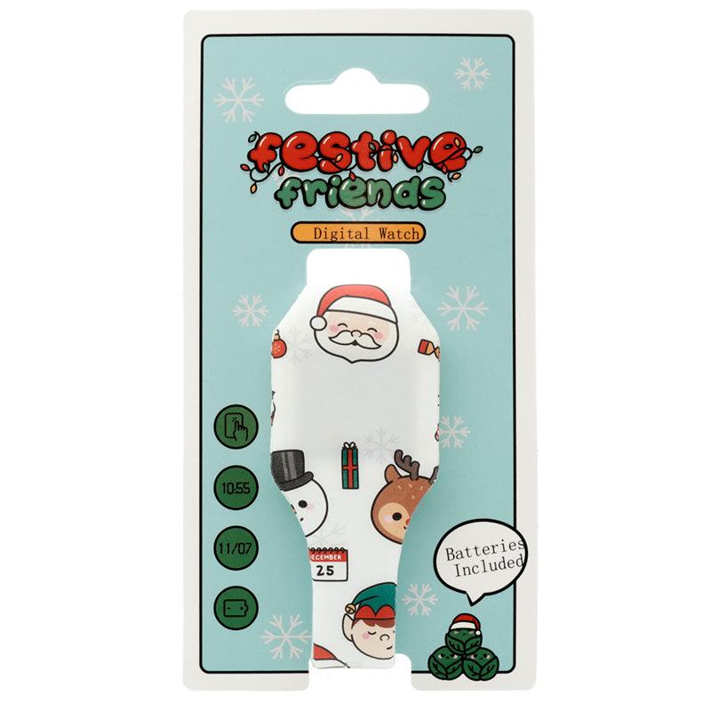 Silicone Digital Watch - Christmas Festive Friends - £8.99 - 