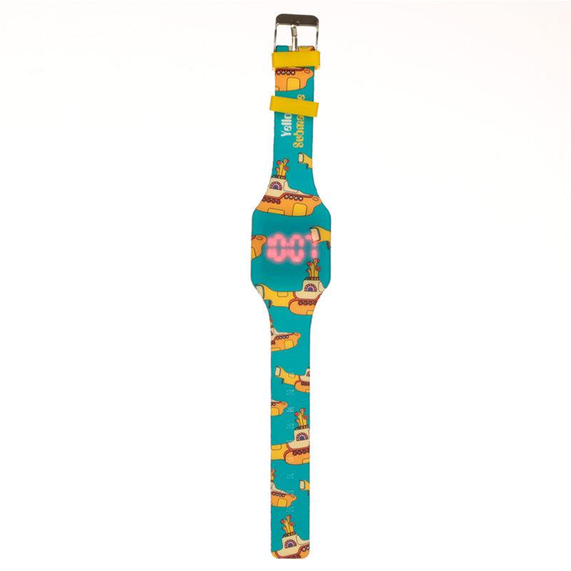 Silicone Digital Watch - Yellow Submarine-