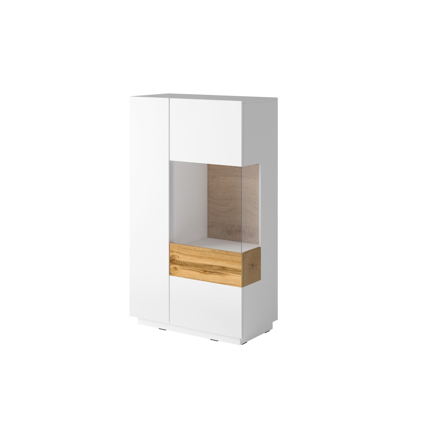 Silke 44 Display Cabinet [Right] 80cm Living Room Display Cabinet 