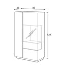 Silke 44 Display Cabinet [Right]-Living Room Display Cabinet