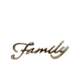 Silver Aluminium Family Ornament-