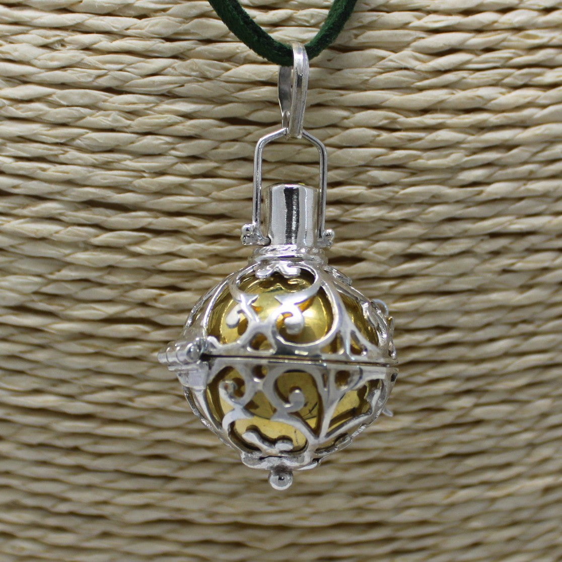 Silver Angel Bell - Healing - 23mm-