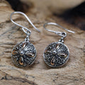 Silver & Gold Earring - Classic Round - £64.0 - 