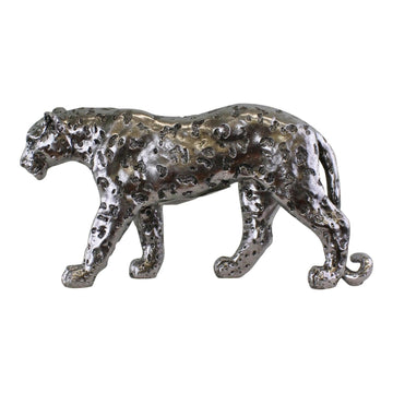 Silver Leopard Ornament Small - £41.99 - Animals 