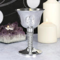 Silver Metal Pentagram Chalice-Drinkware