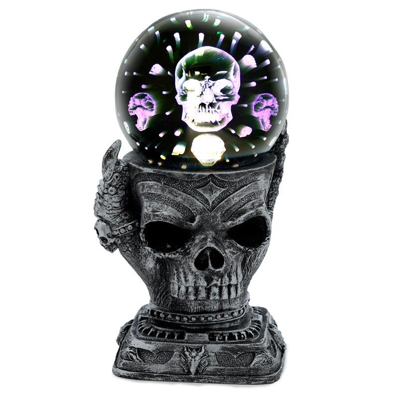 Silver Skull LED Metallic Orb - £39.99 - 