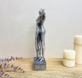 Silver Standing Couple Statue-