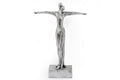 Silver Standing Couple Statue-