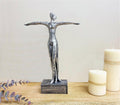 Silver Standing Couple Statue - £57.99 - 