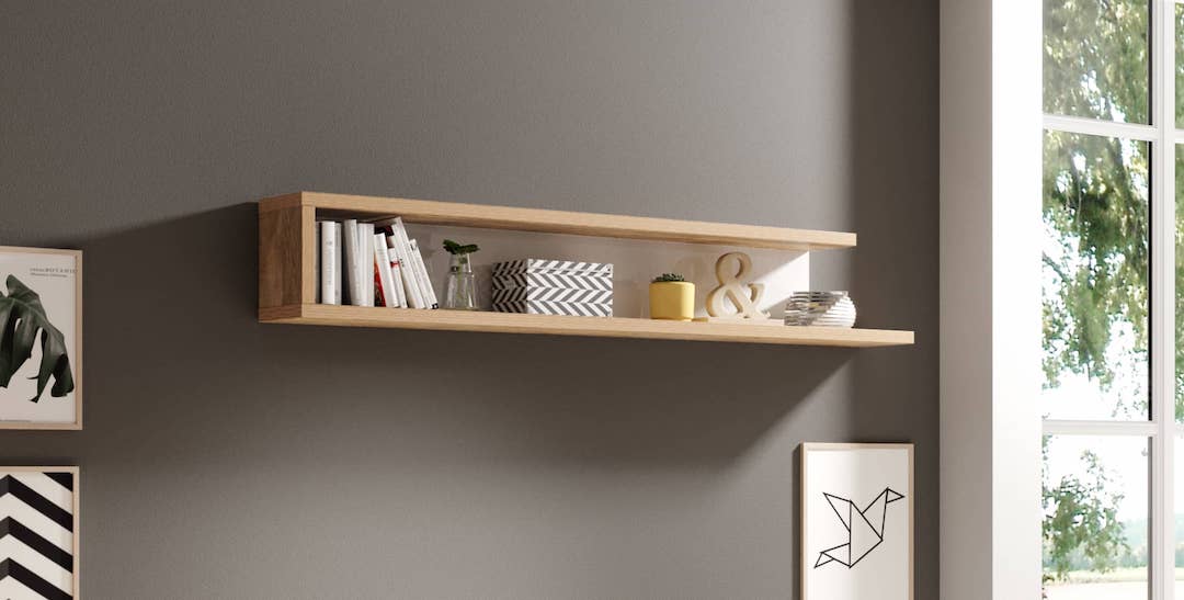 Sintra 02 Wall Shelf 160cm - £109.8 - Wall Shelf 