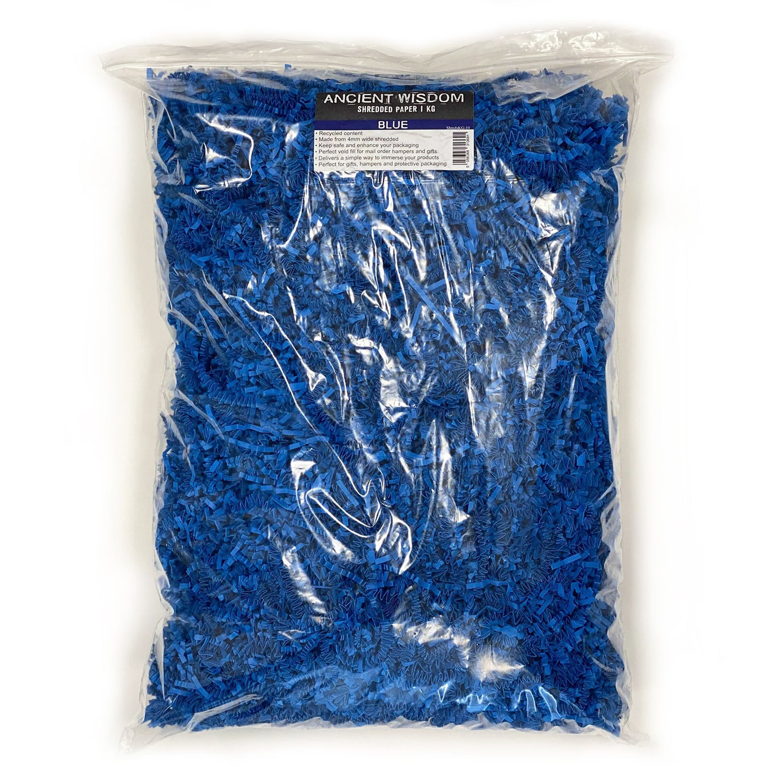 SizzlePak Shredded paper - Blue (1KG)-