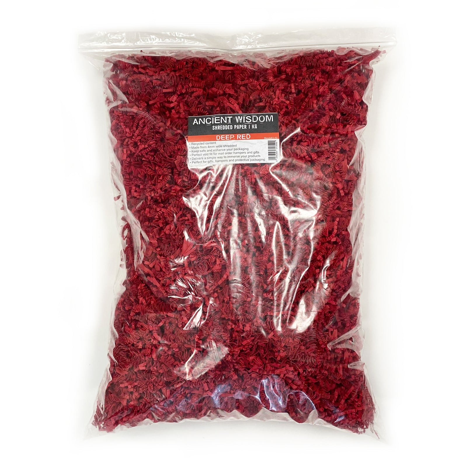 SizzlePak Shredded paper - Deep Red (1KG)-