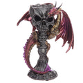 Skull Goblet Dark Legends Dragon Figurine-