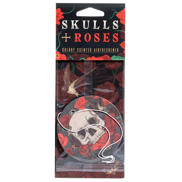 Skulls and Roses Cherry Scented Air Freshener - £5.0 - 