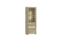 Sky Tall Display Cabinet Oak Country Tall Display Cabinet 