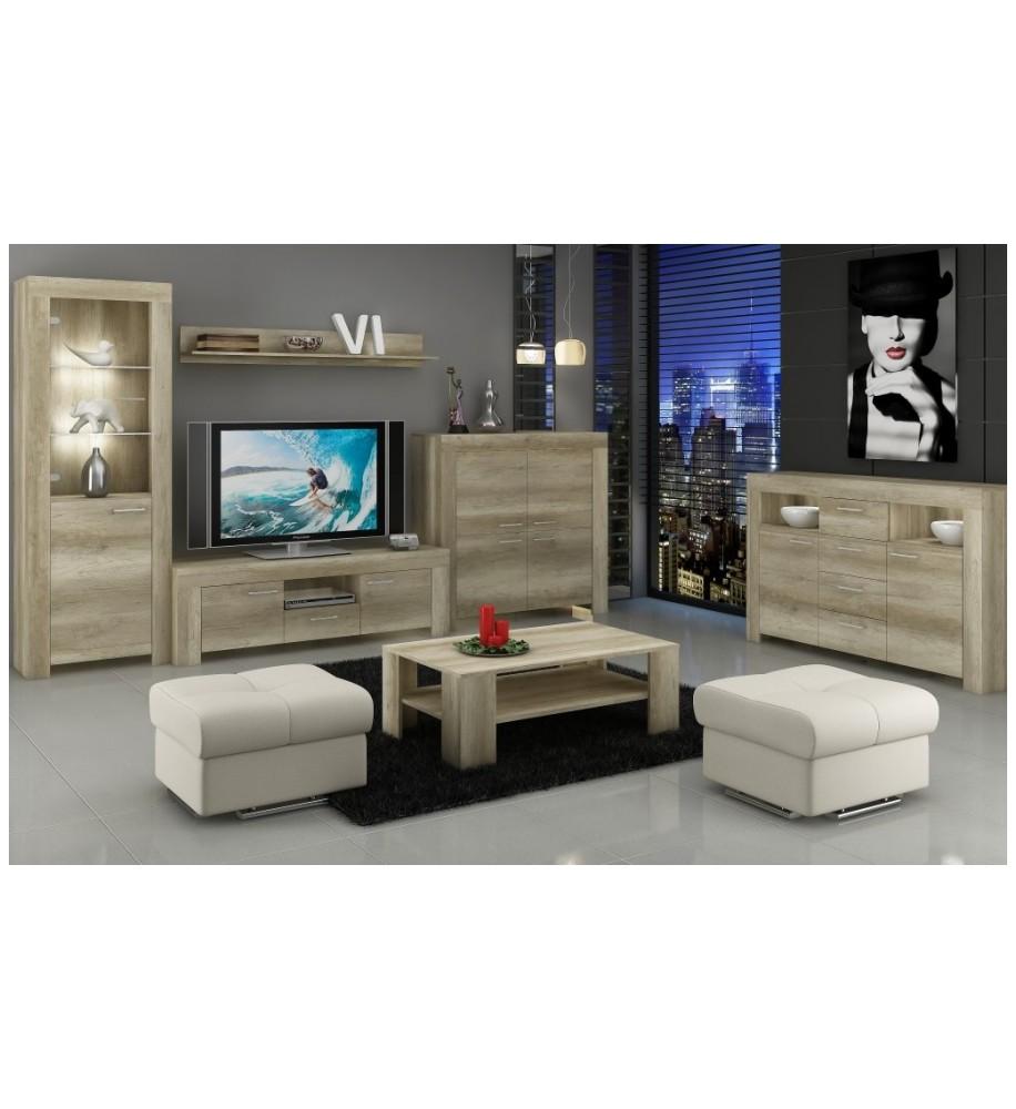 Sky TV Cabinet + Wall Shelf-Living Room TV Cabinet