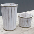 Small Nautical Display Tub - Whitewash 21x29cm - £37.0 - 