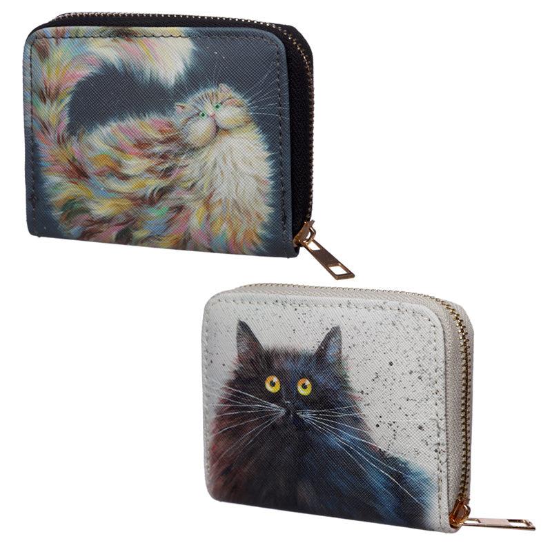 Small Size Around Wallet - Kim Haskins Cat Design - £7.99 - 