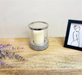 Small Sparkly Pillar Candle Holder-